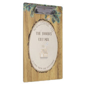 森のキャビン素朴へようこそ クリップボード (右)