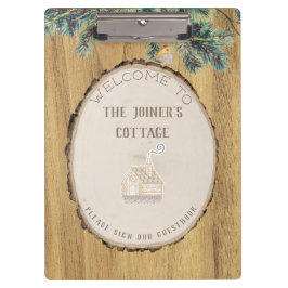 森のキャビン素朴へようこそ クリップボード