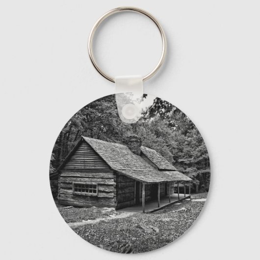 森のキャビン キーホルダー (正面)