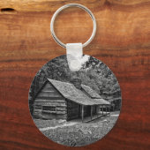 森のキャビン キーホルダー (正面)