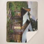 森のキャビン シェルパブランケット (正面)