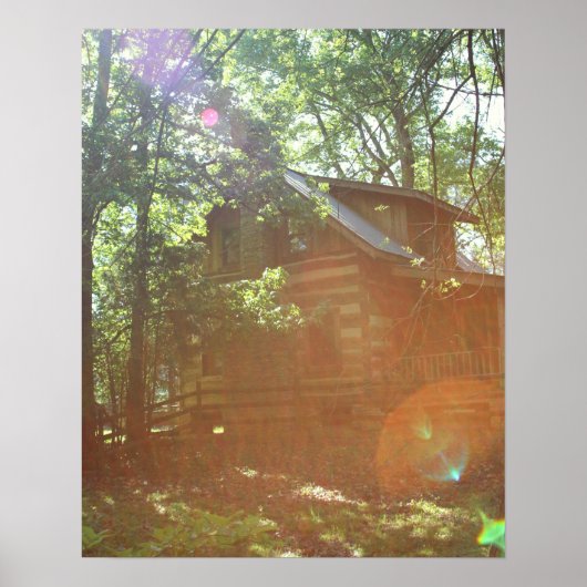 森のキャビン ポスター (正面)