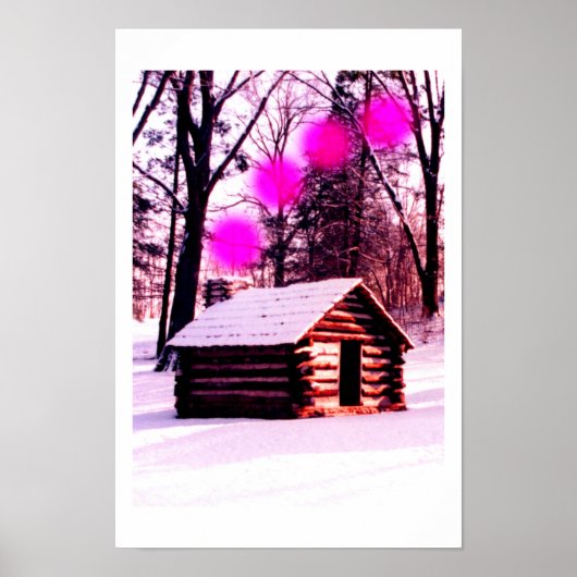 森のキャビン ポスター (正面)