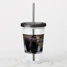 森のクマたち アクリルタンブラー