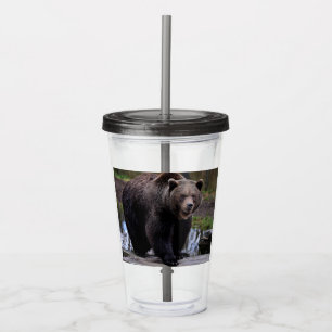 森のクマたち アクリルタンブラー