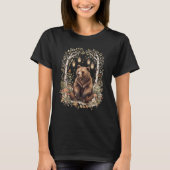 森のクマのランタンの森の芸術 Tシャツ (正面)