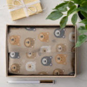 森のクマの可愛い子供たち 薄葉紙 (ギフト)