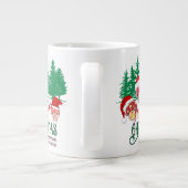 森のクリスチャン・メリークリスマス・キノコ ジャンボコーヒーマグカップ (裏面)