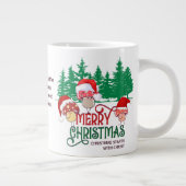 森のクリスチャン・メリークリスマス・キノコ ジャンボコーヒーマグカップ (右)