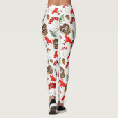 森のクリスマス休暇パターンで レギンス (裏面)