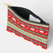 森のクリスマス アクセサリーポーチ (見開き)