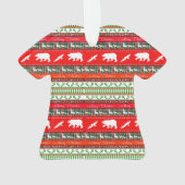 森のクリスマス オーナメント (裏面)