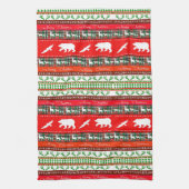 森のクリスマス キッチンタオル (縦)