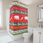 森のクリスマス シャワーカーテン (インサイチュ)