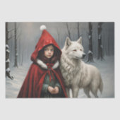 森のクリスマス – デコページ –  薄葉紙 (正面)