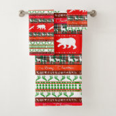 森のクリスマス バスタオルセット (インサイチュ)