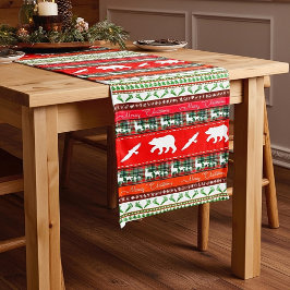 森のクリスマス ミディアムテーブルランナー