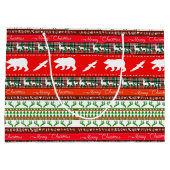 森のクリスマス ラージペーパーバッグ (裏面)