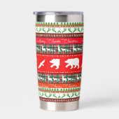 森のクリスマス 保温保冷タンブラー (右面)