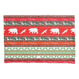 森のクリスマス 枕カバー