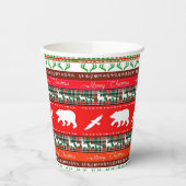 森のクリスマス 紙コップ (左)