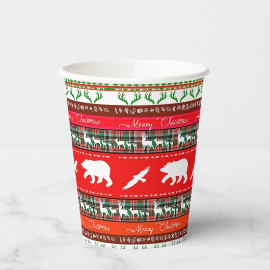 森のクリスマス 紙コップ (左)