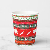 森のクリスマス 紙コップ (右)