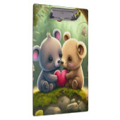 森のクリップボードの可愛いキノコ クリップボード (右)