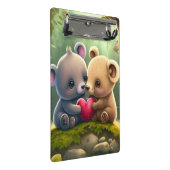 森のクリップボードの可愛いキノコ ミニクリップボード (アングル)