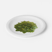 森のグリーンマン ペーパープレート (アングル)