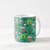 森のコーヒーマグのフクロウ コーヒーマグカップ (正面右)