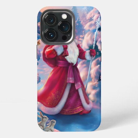 森のサンタクロース iPhoneケース (裏面)