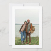 森のサンタ シーズンカード (裏面)