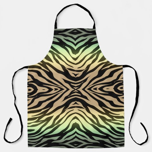 森のシマウマ エプロン (正面)