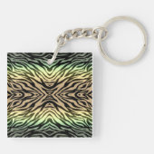 森のシマウマ キーホルダー (裏面)