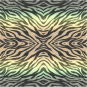 森のシマウマ シール (正面)