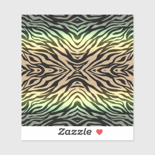 森のシマウマ シール (シート)