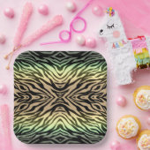 森のシマウマ ペーパープレート (パーティー)