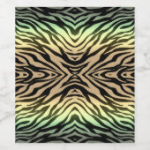 森のシマウマ ワインラベル (シングルラベル)