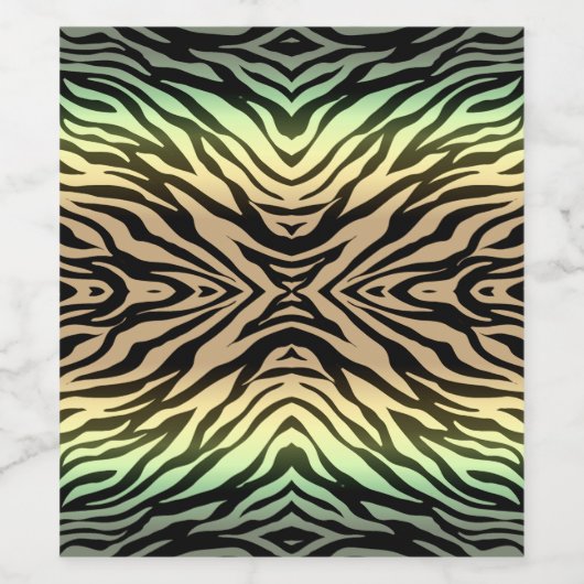 森のシマウマ ワインラベル (シングルラベル)