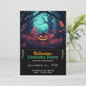 森のジャック – O'ランタンブラックハロウィーン 招待状 (スタンド正面)