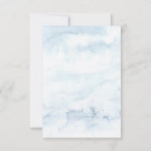 森のストリングライト, 水彩 結婚式の披露宴, ウッドランド 招待状 (裏面)