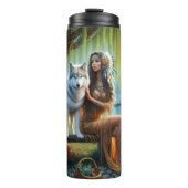 森のスピリット、狼の仲間、リバーサイド。調和 タンブラー (正面)