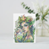 森のスプライト ポストカード (スタンド正面)