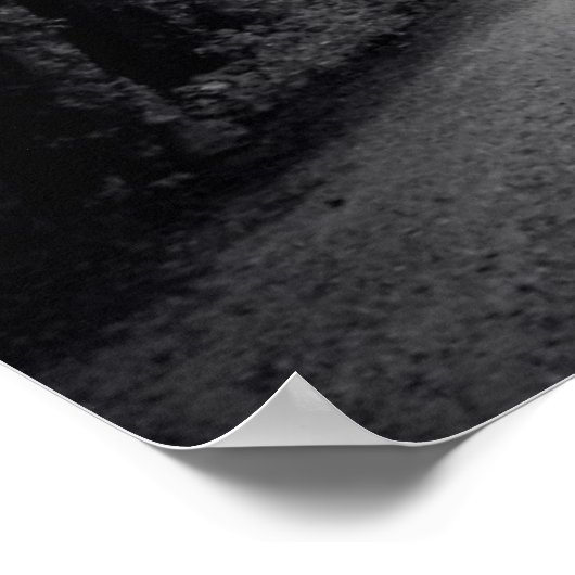 森のセコイアの木々の眺め ポスター (角)