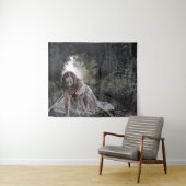 森のゾンビガール タペストリー (インサイチュ(横))