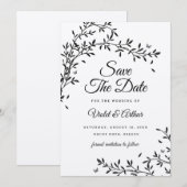 森のチャームWedding Save The Date 招待状 (正面/裏面)