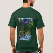 森のティーの小屋 Tシャツ (裏面)