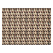 森のテーブルクロスの中の鹿 テーブルクロス (正面(横))