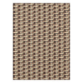 森のテーブルクロスの中の鹿 テーブルクロス (正面)